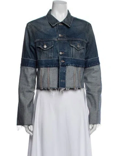 Pre-owned Mm6 Maison Margiela Denim Jacket In Blue