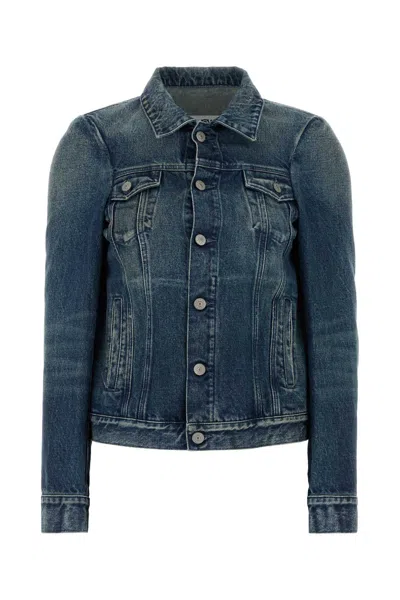 Mm6 Maison Margiela Denim Jacket In Blue