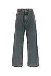 Mm6 Maison Margiela Wide Leg Jeans In Black