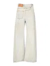 Mm6 Maison Margiela Denim Jeans In White