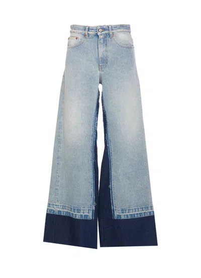 MM6 MAISON MARGIELA CONTRAST INSERT JEANS