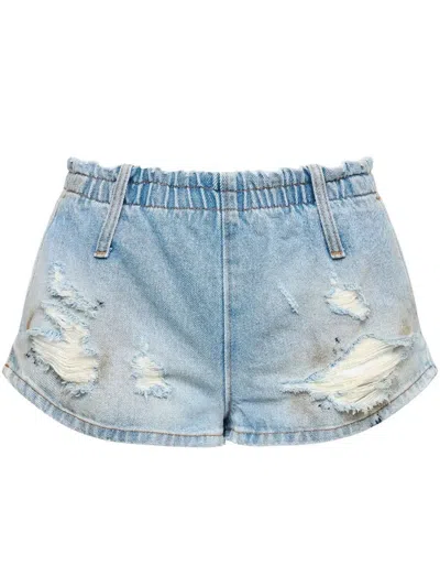 MM6 MAISON MARGIELA MM6 MAISON MARGIELA DENIM SHORTS