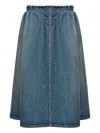 Mm6 Maison Margiela Denim Skirt In Blue