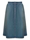 Mm6 Maison Margiela Denim Skirt In Blue