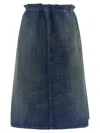 Mm6 Maison Margiela Denim Skirt Skirts Blue In Blue
