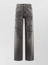 Mm6 Maison Margiela Jeans With Destroyed Effect