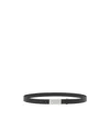 Mm6 Maison Margiela Digital Logo Belt In Black