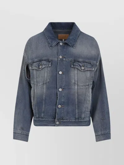 MM6 MAISON MARGIELA DISTRESSED COTTON SPORTS JACKET