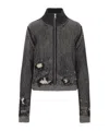 Mm6 Maison Margiela Distressed Effect Cardigan In Black
