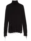 MM6 MAISON MARGIELA DISTRESSED-EFFECT SWEATER