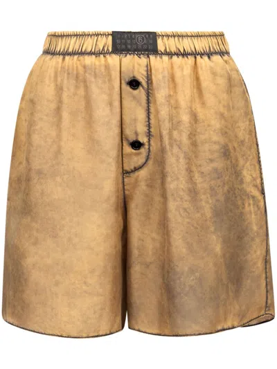 MM6 MAISON MARGIELA DISTRESSED-FINISH SHORTS