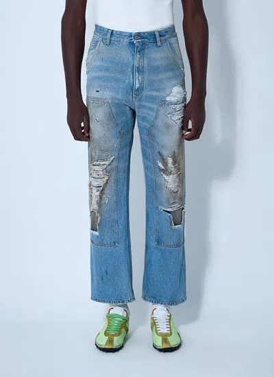 Mm6 Maison Margiela Distressed Jeans