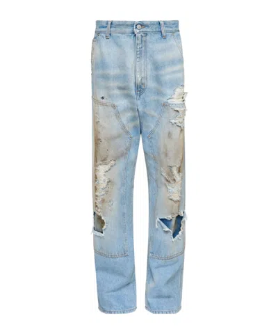 MM6 MAISON MARGIELA MM6 MAISON MARGIELA DISTRESSED JEANS