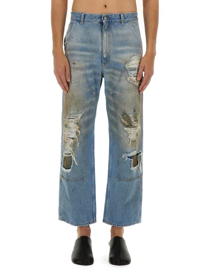 MM6 MAISON MARGIELA DISTRESSED JEANS EFFECT