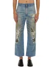 Mm6 Maison Margiela Mm6 By Maison Margiela Relaxed Fit High-waisted Distressed Jeans