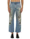 Mm6 Maison Margiela Mm6 By Maison Margiela Relaxed Fit High-waisted Distressed Jeans