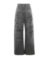 Mm6 Maison Margiela Distressed Jeans In Gray