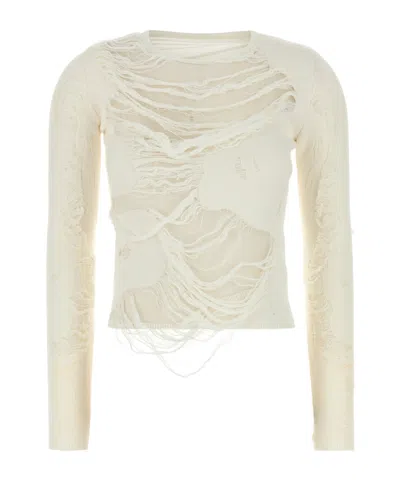 MM6 MAISON MARGIELA MM6 MAISON MARGIELA DISTRESSED BLEND JUMPER