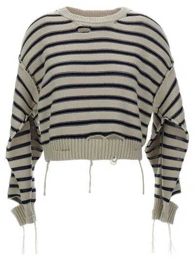 MM6 MAISON MARGIELA DISTRESSED SWEATER