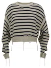 Mm6 Maison Margiela Distressed Sweater Sweaters And Cardigans