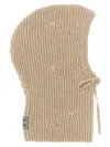 Mm6 Maison Margiela Distressed Wool Balaclava In Neutral
