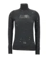 Shop Mm6 Maison Margiela Distressed Wool Sweater