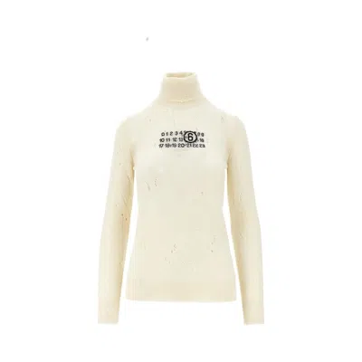 MM6 MAISON MARGIELA DISTRESSED WOOL SWEATER