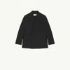 Mm6 Maison Margiela Double-breasted Blazer In Black
