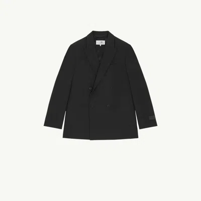 Mm6 Maison Margiela Double-breasted Blazer In Black