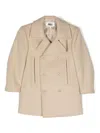 Mm6 Maison Margiela Double-breasted Coat In Neutrals
