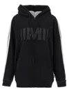 Mm6 Maison Margiela Double Front Sweatshirt Multicolor In Black