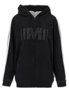 Mm6 Maison Margiela Double Front Sweatshirt Multicolor In Black
