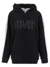 Mm6 Maison Margiela Double Front Sweatshirt Multicolor In Black