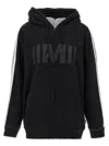Mm6 Maison Margiela Double Front Sweatshirt Multicolor In Black