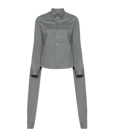 MM6 MAISON MARGIELA DOUBLE-SLEEVES COTTON SHIRT