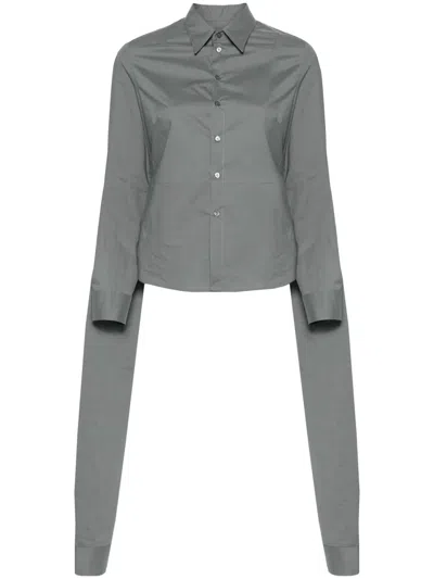 MM6 MAISON MARGIELA DOUBLE-SLEEVES COTTON SHIRT