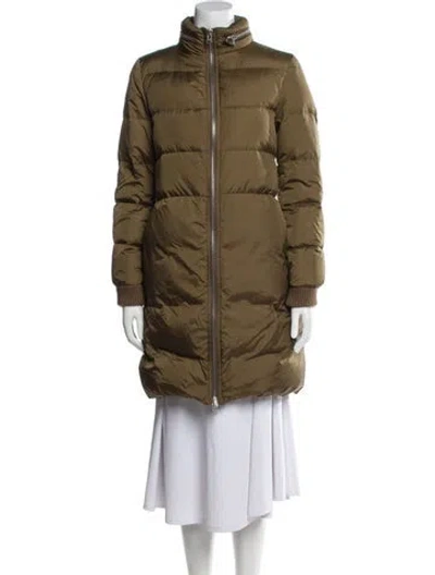 Pre-owned Mm6 Maison Margiela Down Coat In Green