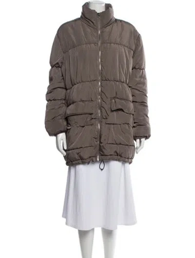 Pre-owned Mm6 Maison Margiela Down Jacket In Brown