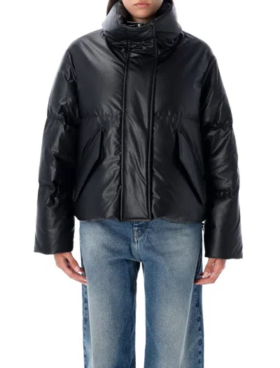 MM6 MAISON MARGIELA MM6 MAISON MARGIELA EMBROIDERED PUFFER JACKET
