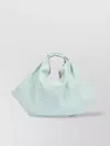 Mm6 Maison Margiela Draped Detail Shoulder Bag Logo