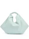 Mm6 Maison Margiela Draped Japanese Shoulder Bag In Blue