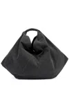 Mm6 Maison Margiela Japanese Draped Shoulder Bag In Grey