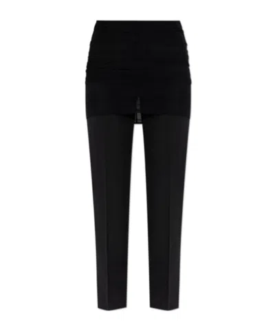 Mm6 Maison Margiela Trousers With A Crease In Black