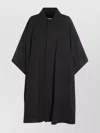 Mm6 Maison Margiela Draped Long Length Wide Sleeves Capes In Black