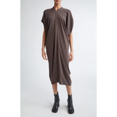 MM6 MAISON MARGIELA MM6 MAISON MARGIELA DRAPED MIDI DRESS