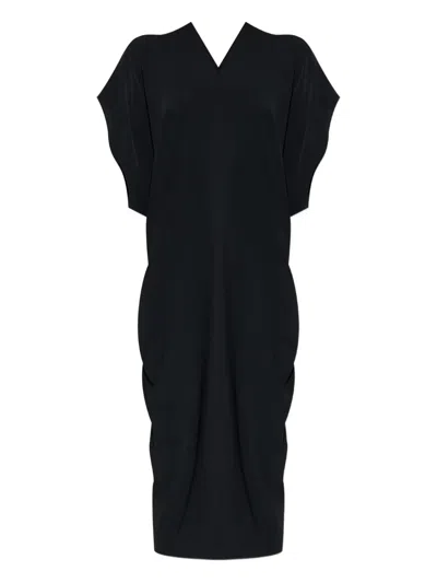 Mm6 Maison Margiela Draped Short-sleeve Dress