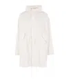 Mm6 Maison Margiela Drawstring Coat In Neutral