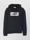 Mm6 Maison Margiela Drawstring Hood Kangaroo Pocket Ribbed Cuffs
