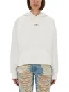 Mm6 Maison Margiela Mm6 By Maison Margiela Relaxed-fit Cotton Sweatshirt With Minimal Logo Detail In Multi