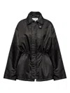 Mm6 Maison Margiela Drawstring Jacket In Black